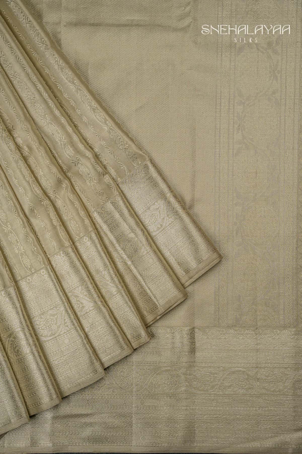 Golden Tissue Silk Saree