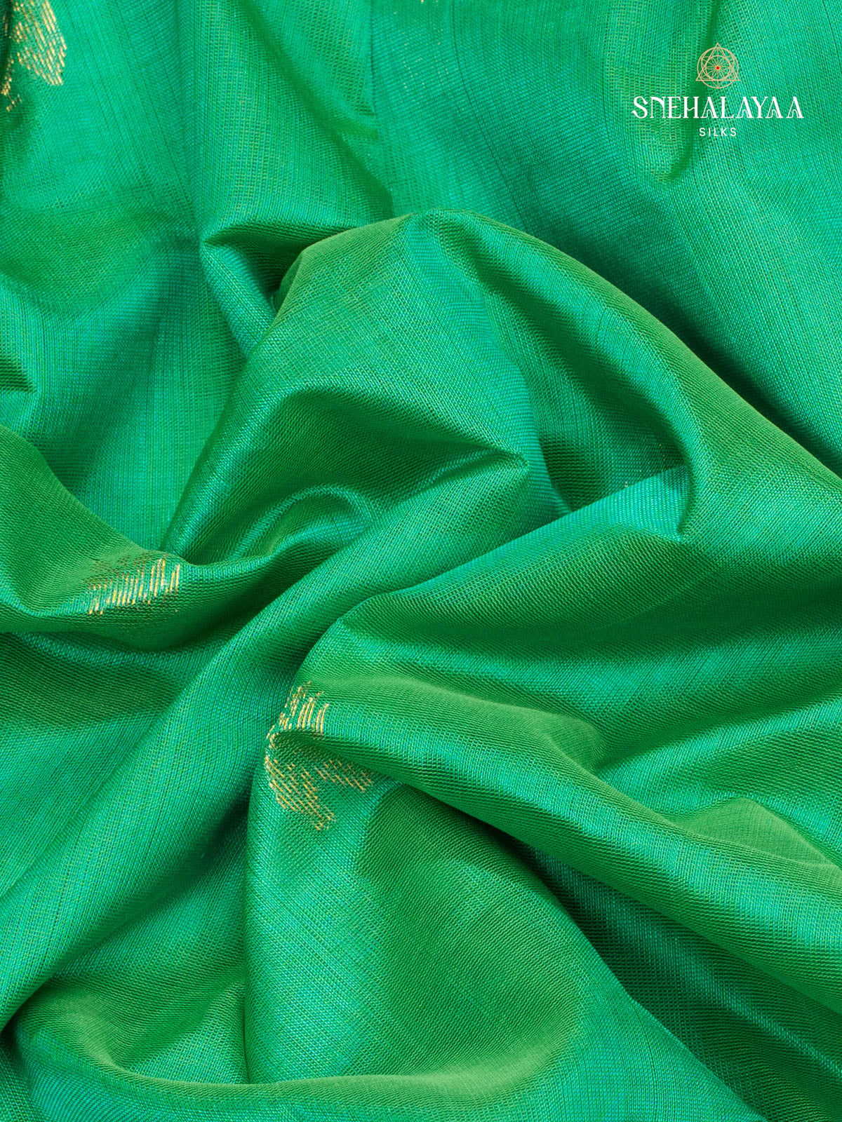 Green Kanchi Silk Cotton Sarees