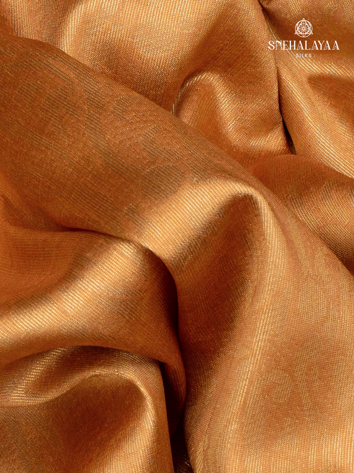 Orange Jute Saree