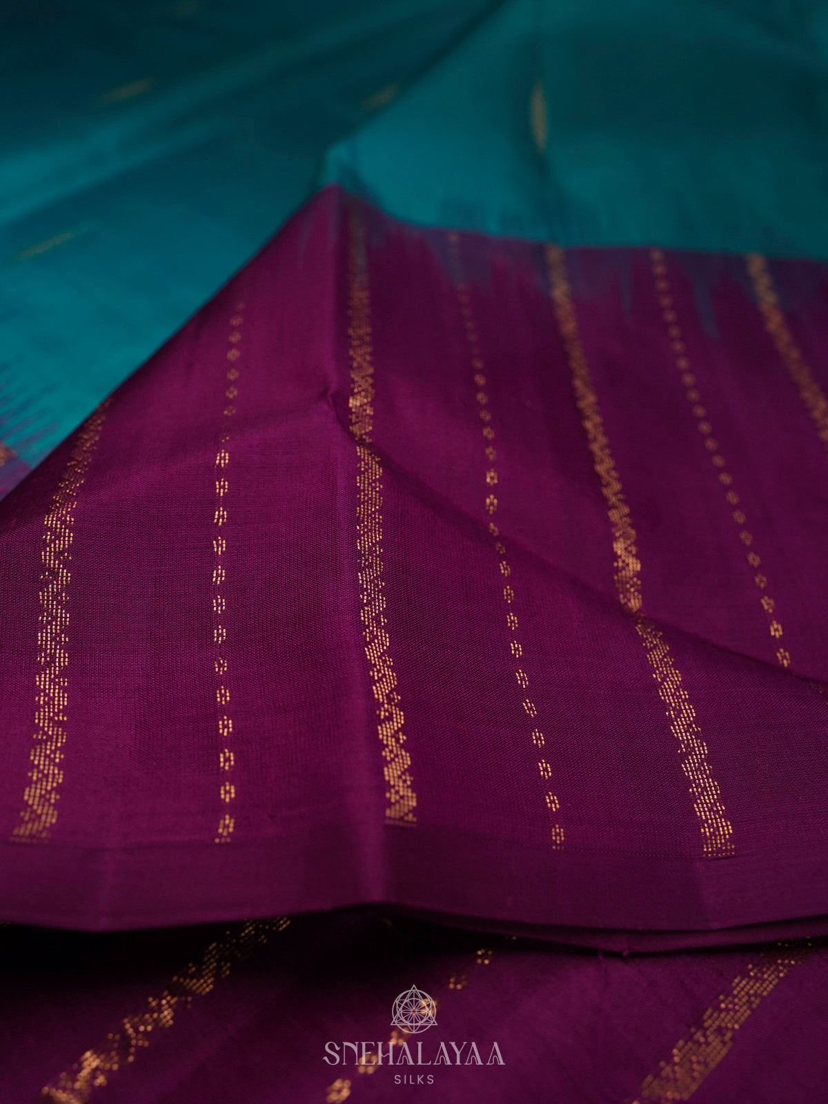 Blue Kanjivaram Silk Saree