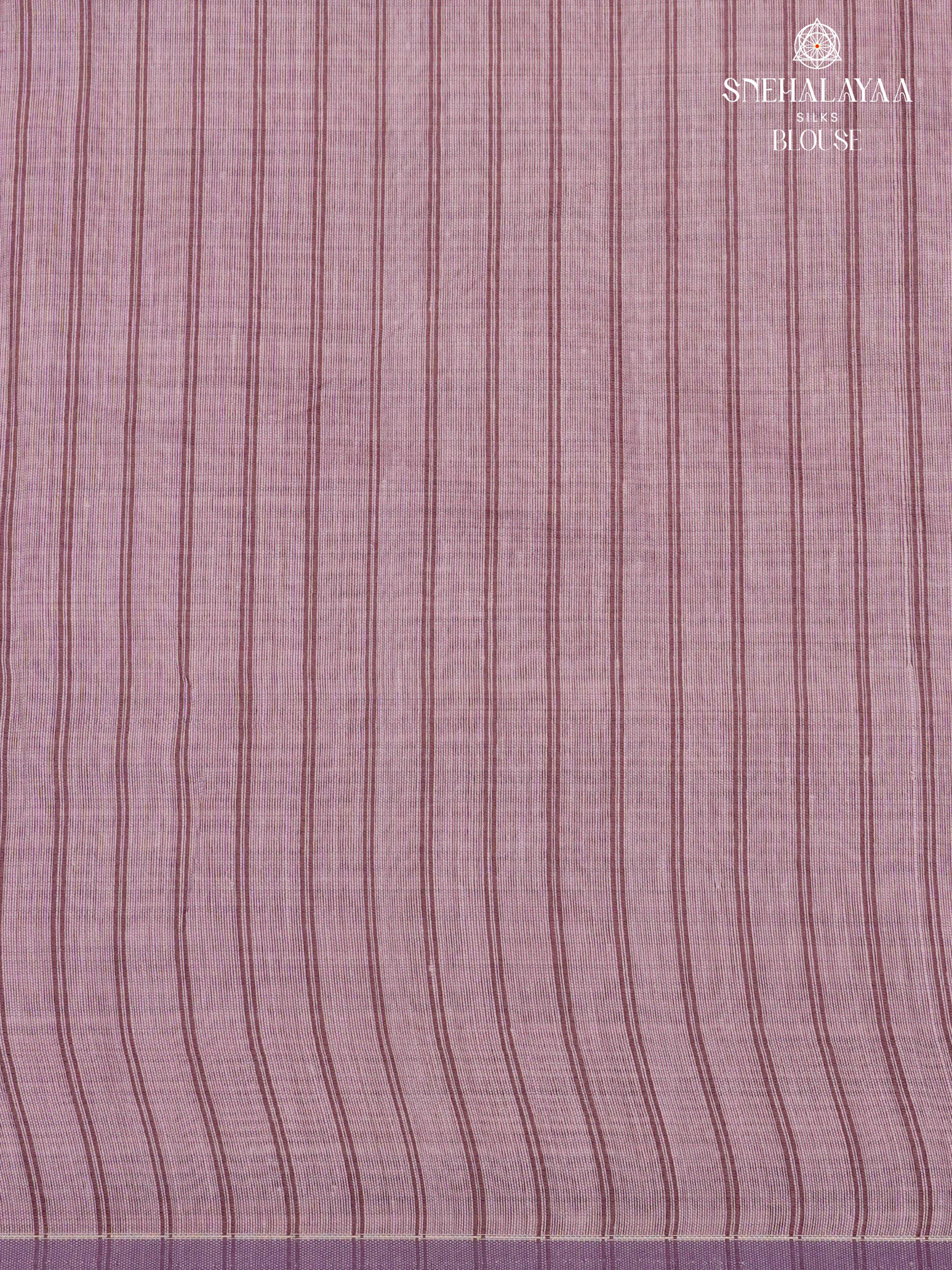 Lavender Munga Cotton Saree