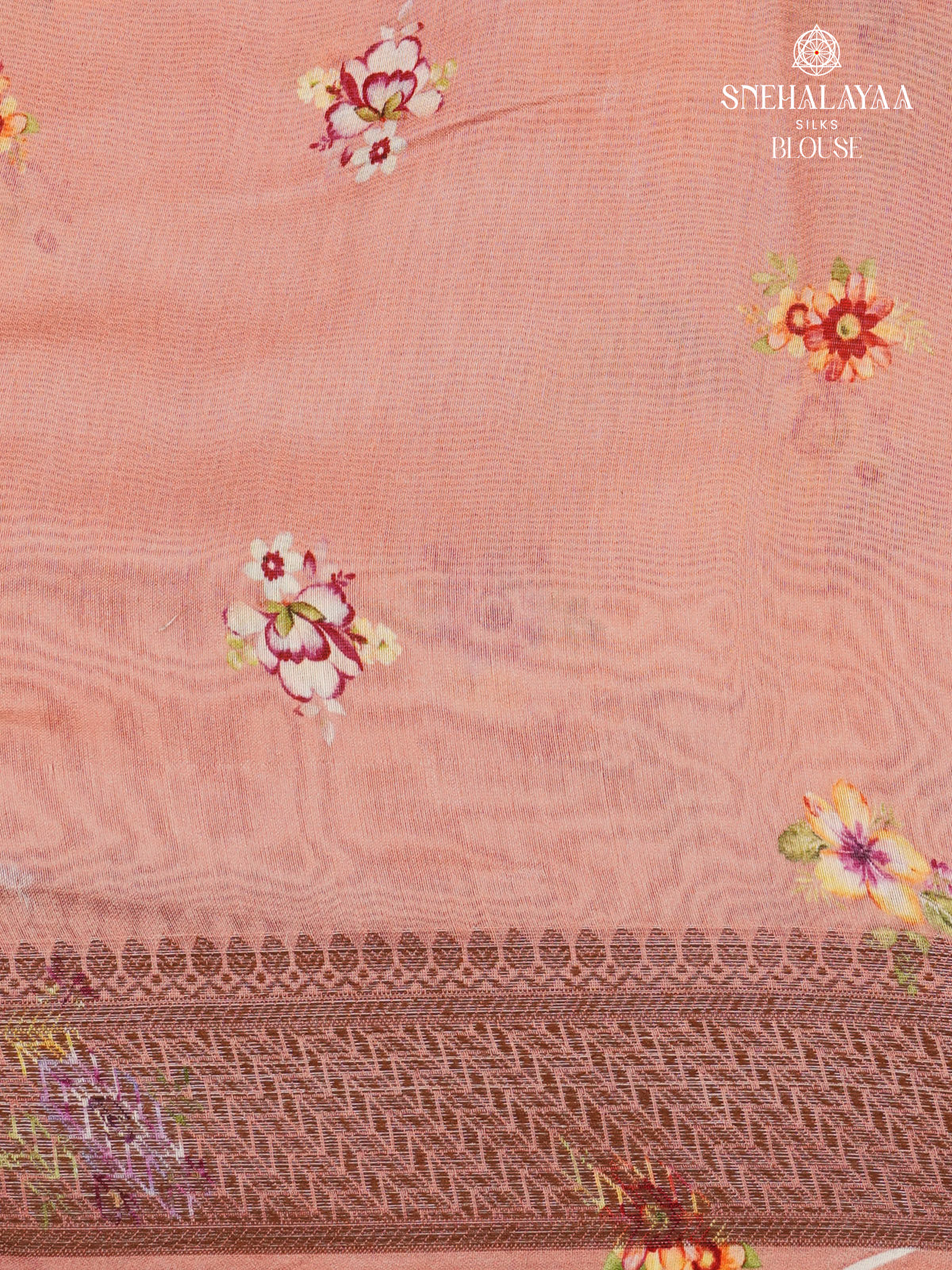 Pink Chanderi Saree