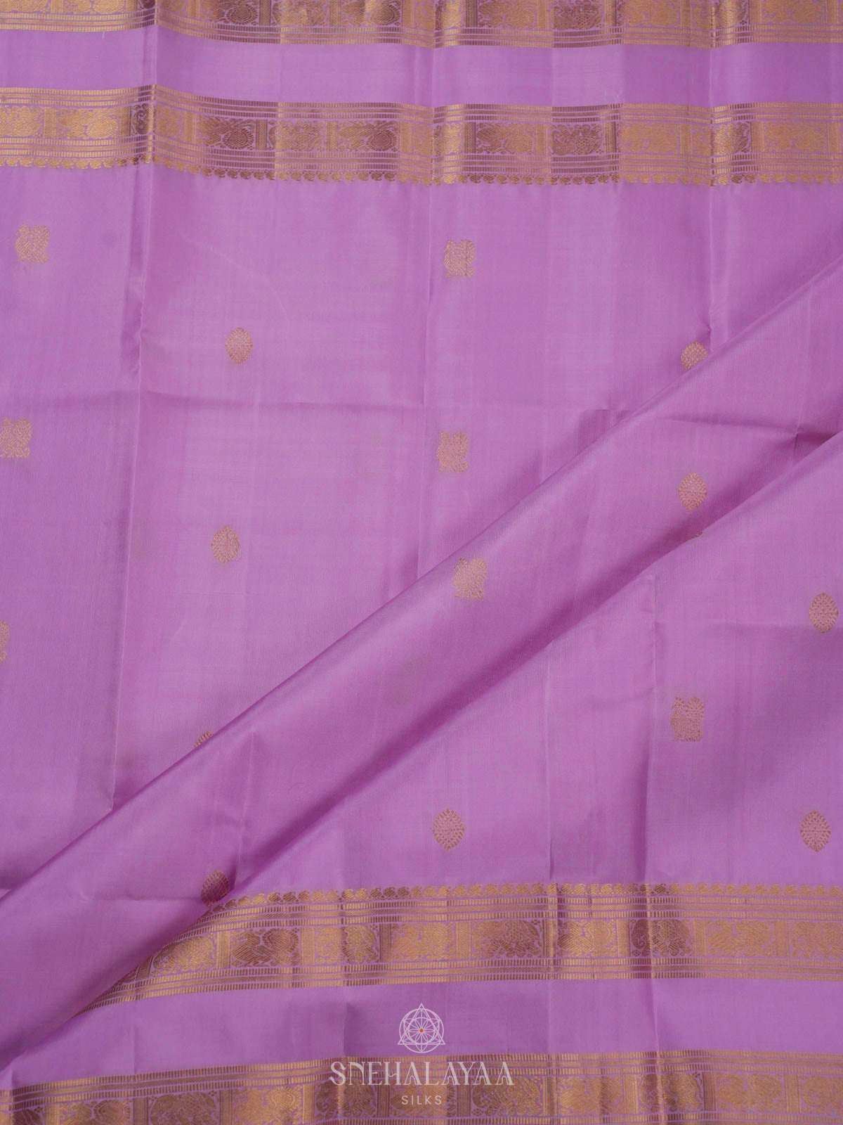 Lavender Kanjivaram Silk Saree