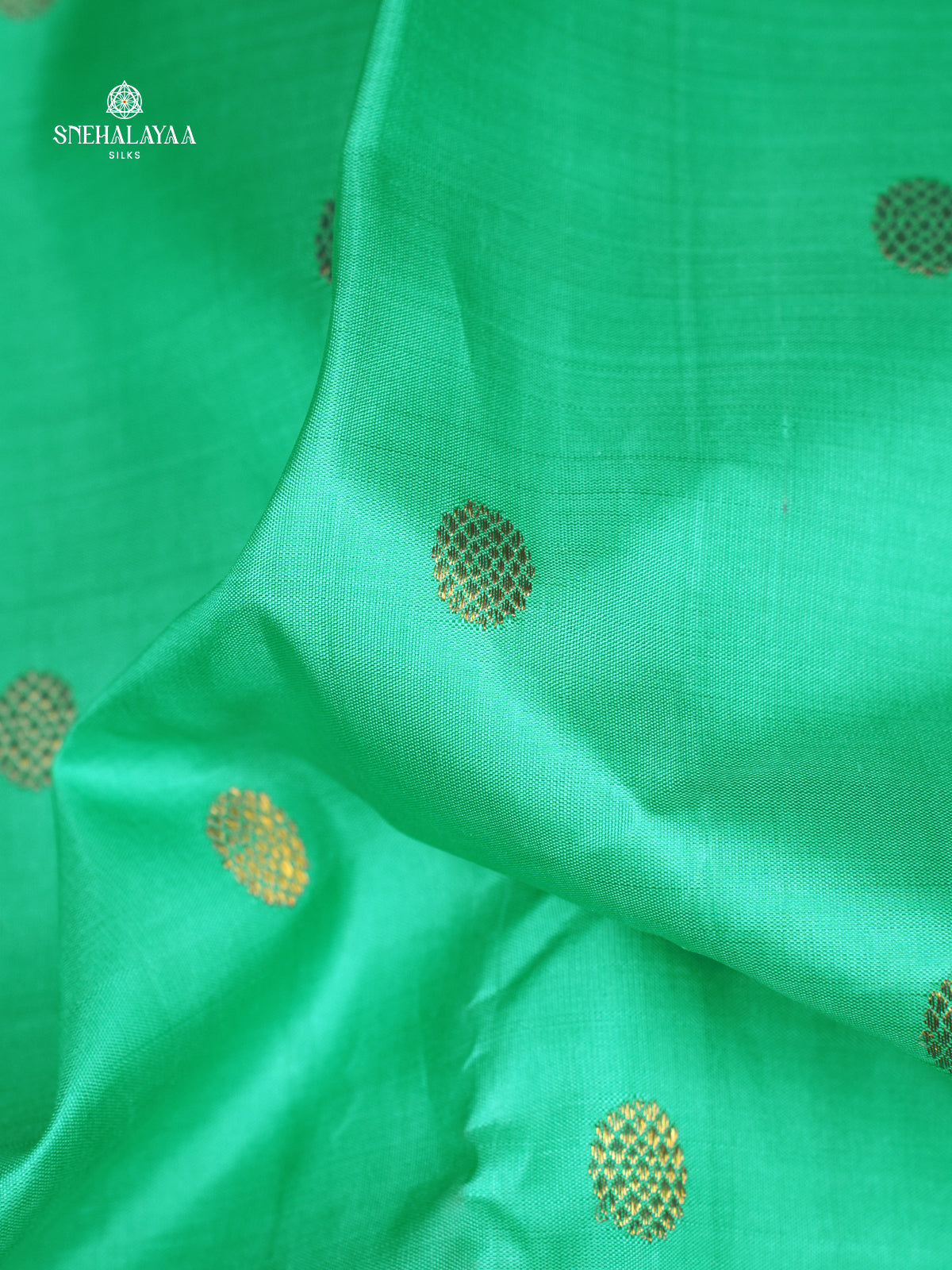 Teal Green Kanjivaram Silk Saree