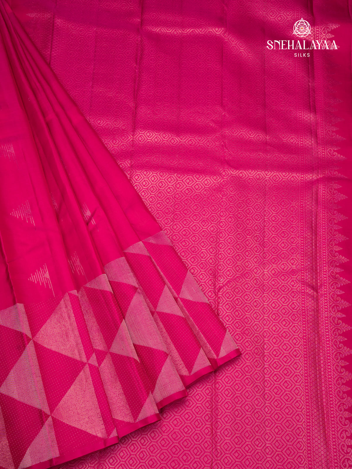 Pink Kanjivaram Silk Saree