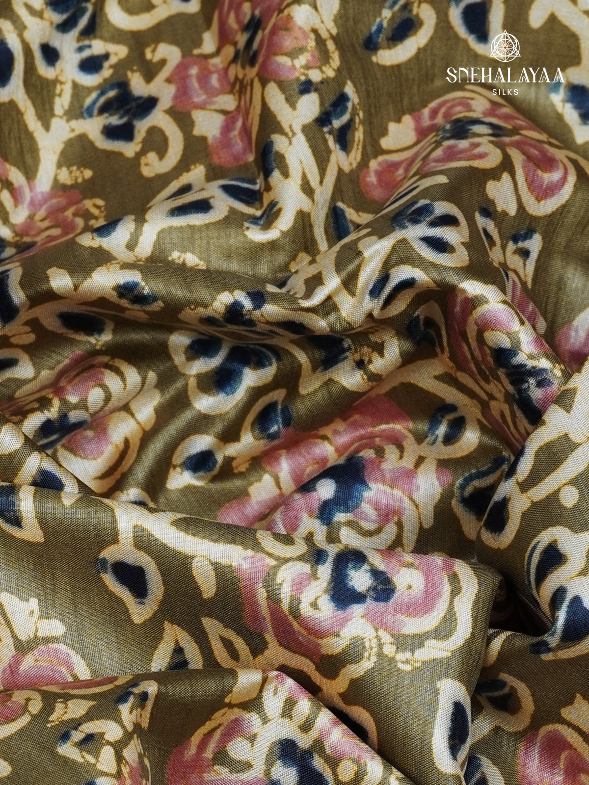 Multicolour Dola Silk Saree