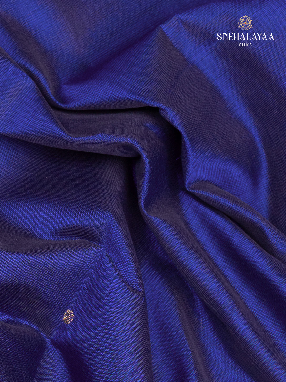 Dark blue Kanchi Silk Cotton Saree