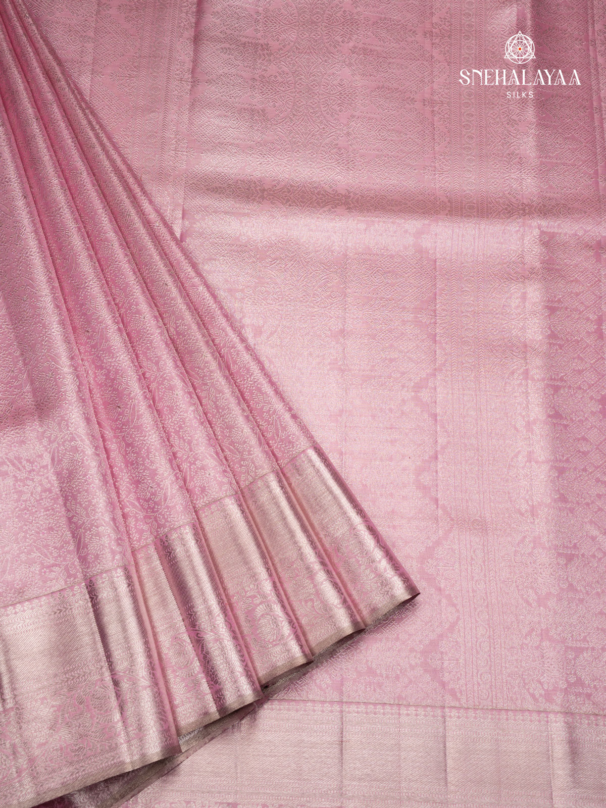 Pink Kanjivaram Silk Saree