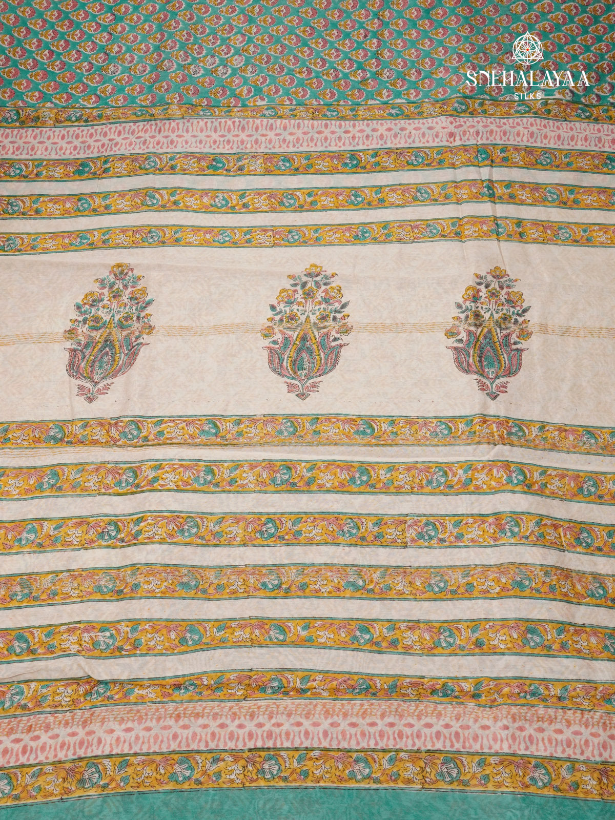 Pale Green Chanderi Saree