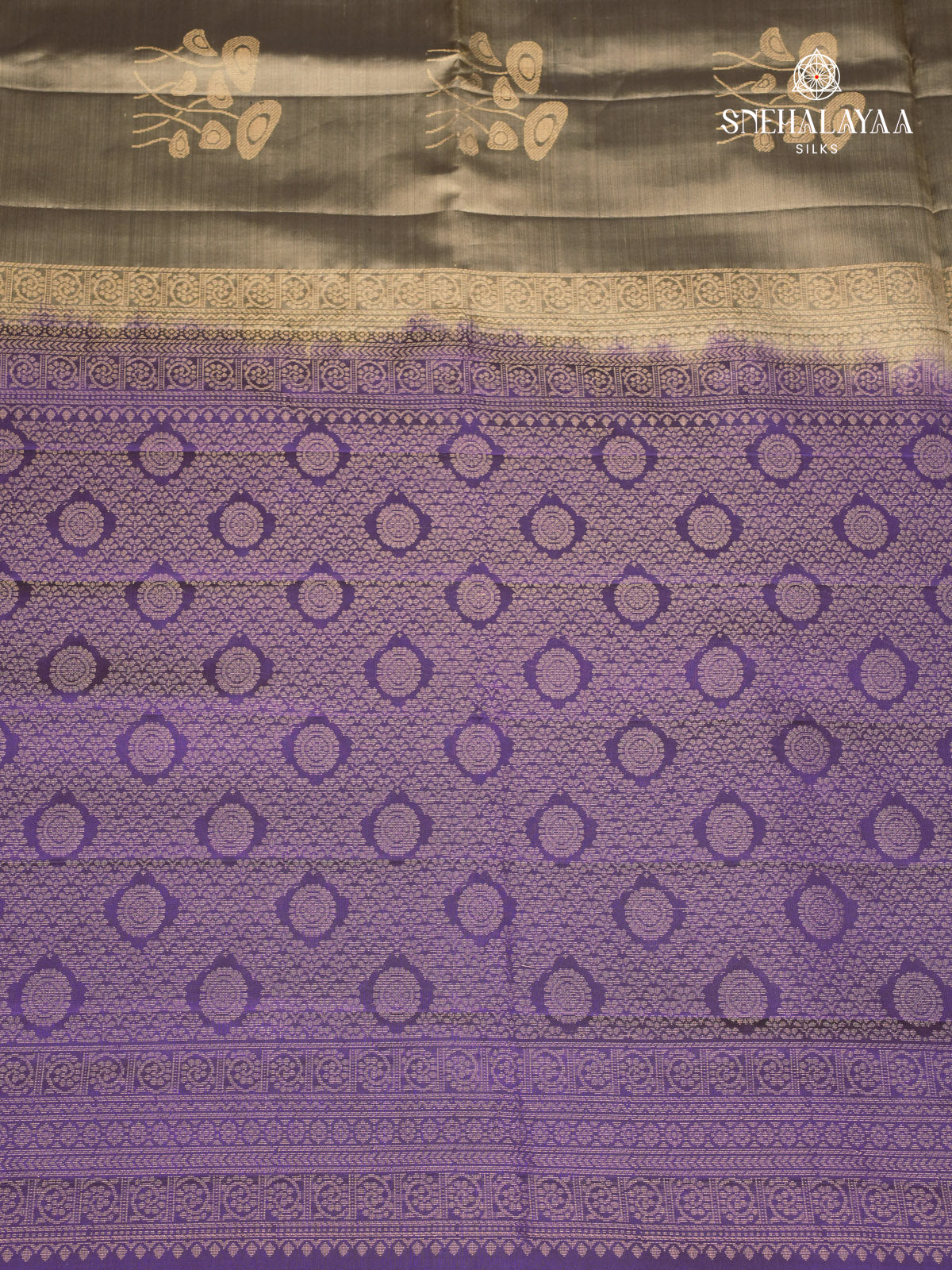 Brown Kanjivaram Silk Saree