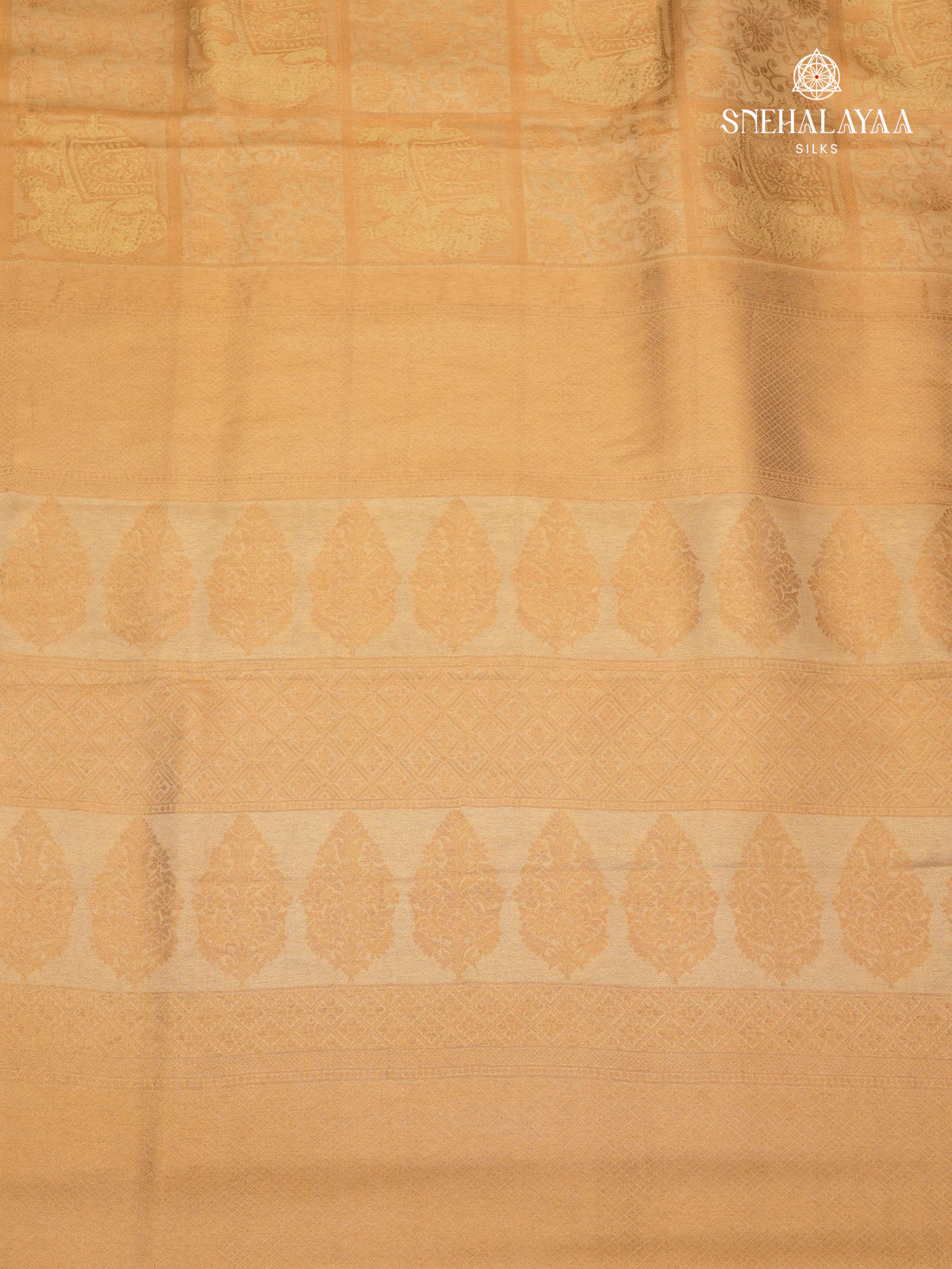Golden Yellow Soft Silk Saree