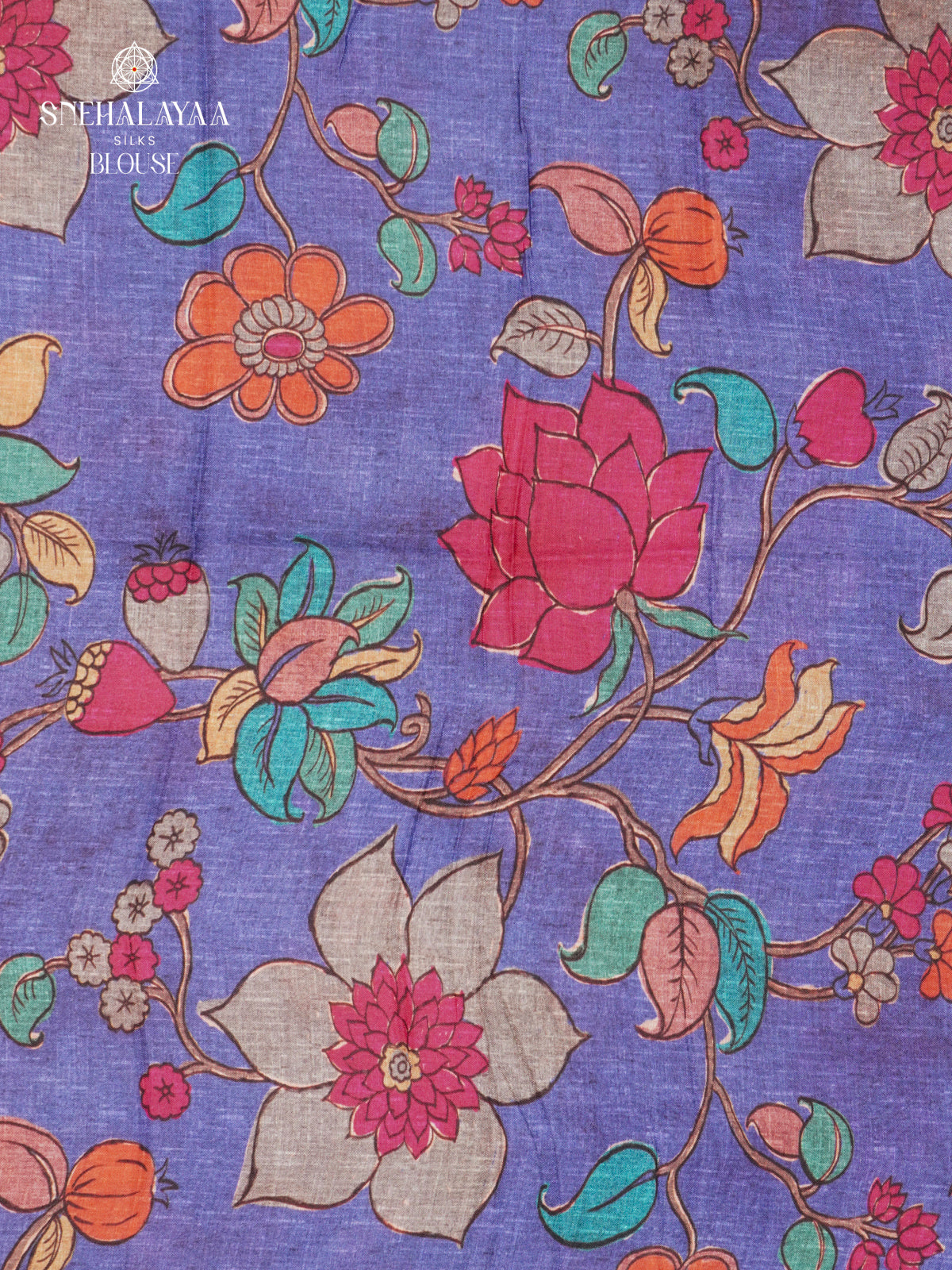 Maroon Soft Tussar Embroidery Saree