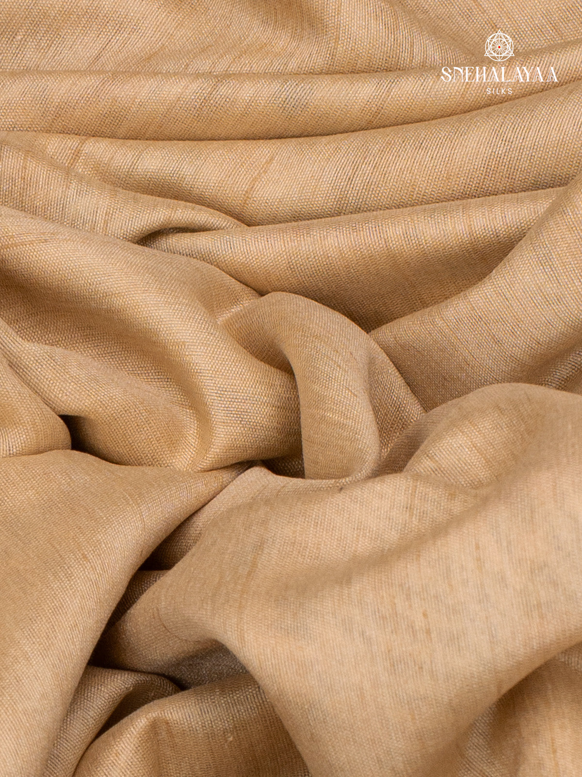 Sandal Raw Silk Embroidery Saree