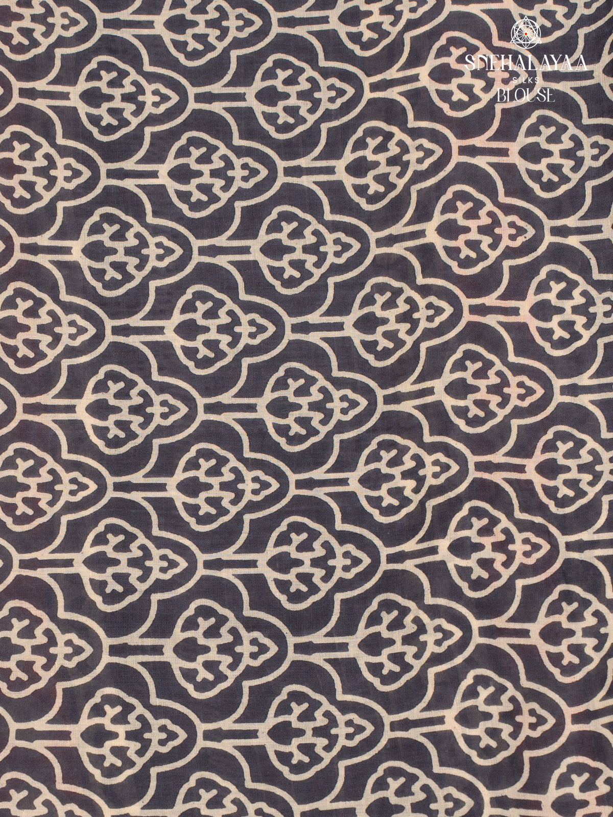 Grey Jaipur Cotton Saree