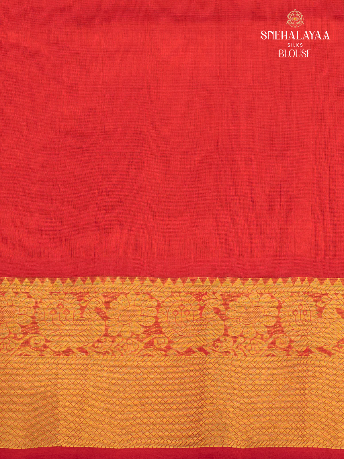 Red Kanchi Silk Cotton Saree