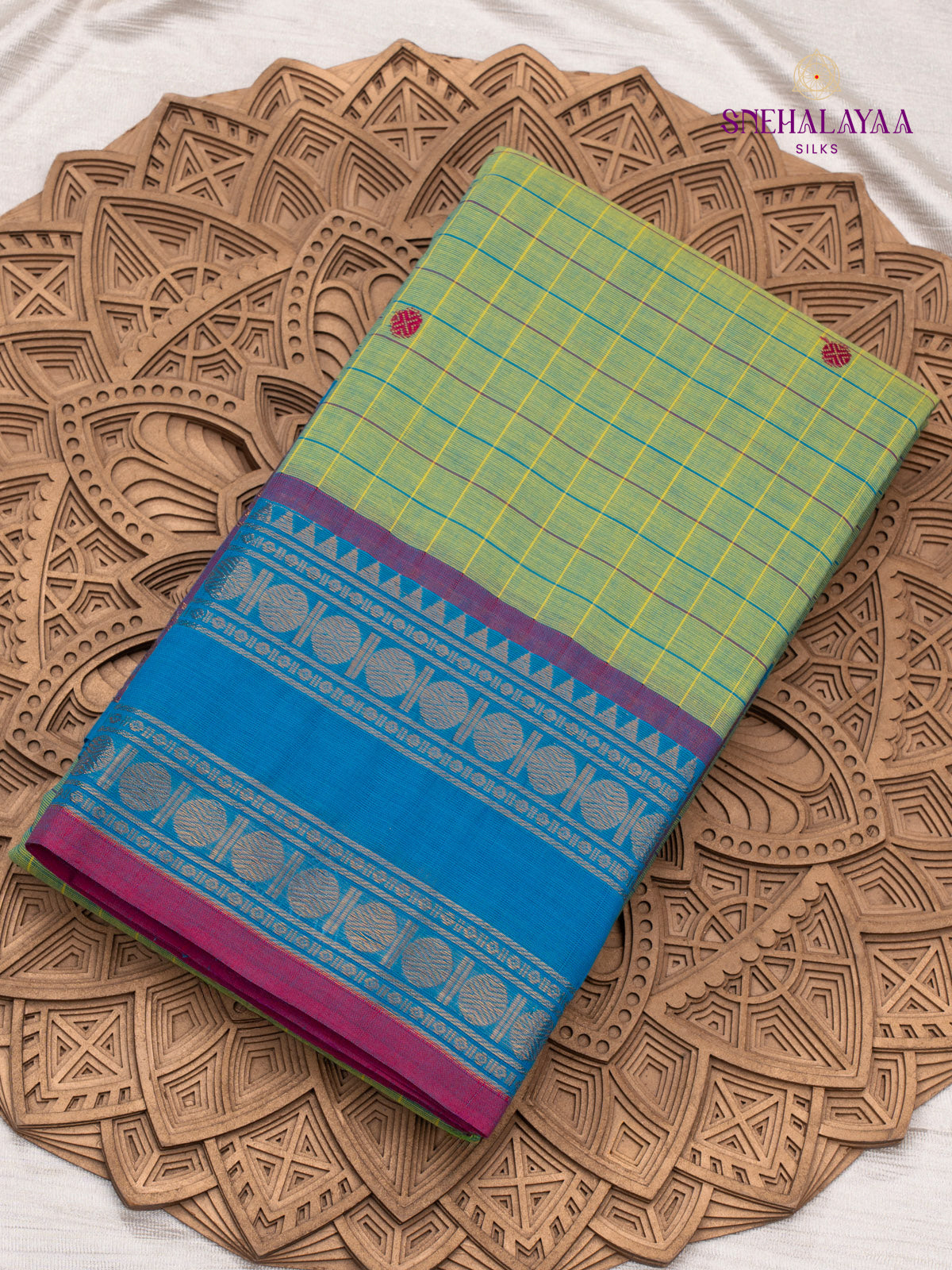 Green Kanchi Cotton Saree