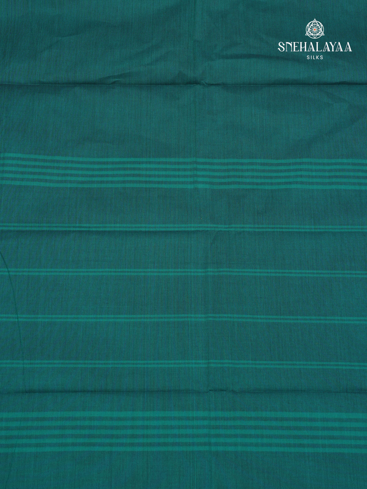 Teal Blue Chettinad Cotton Saree