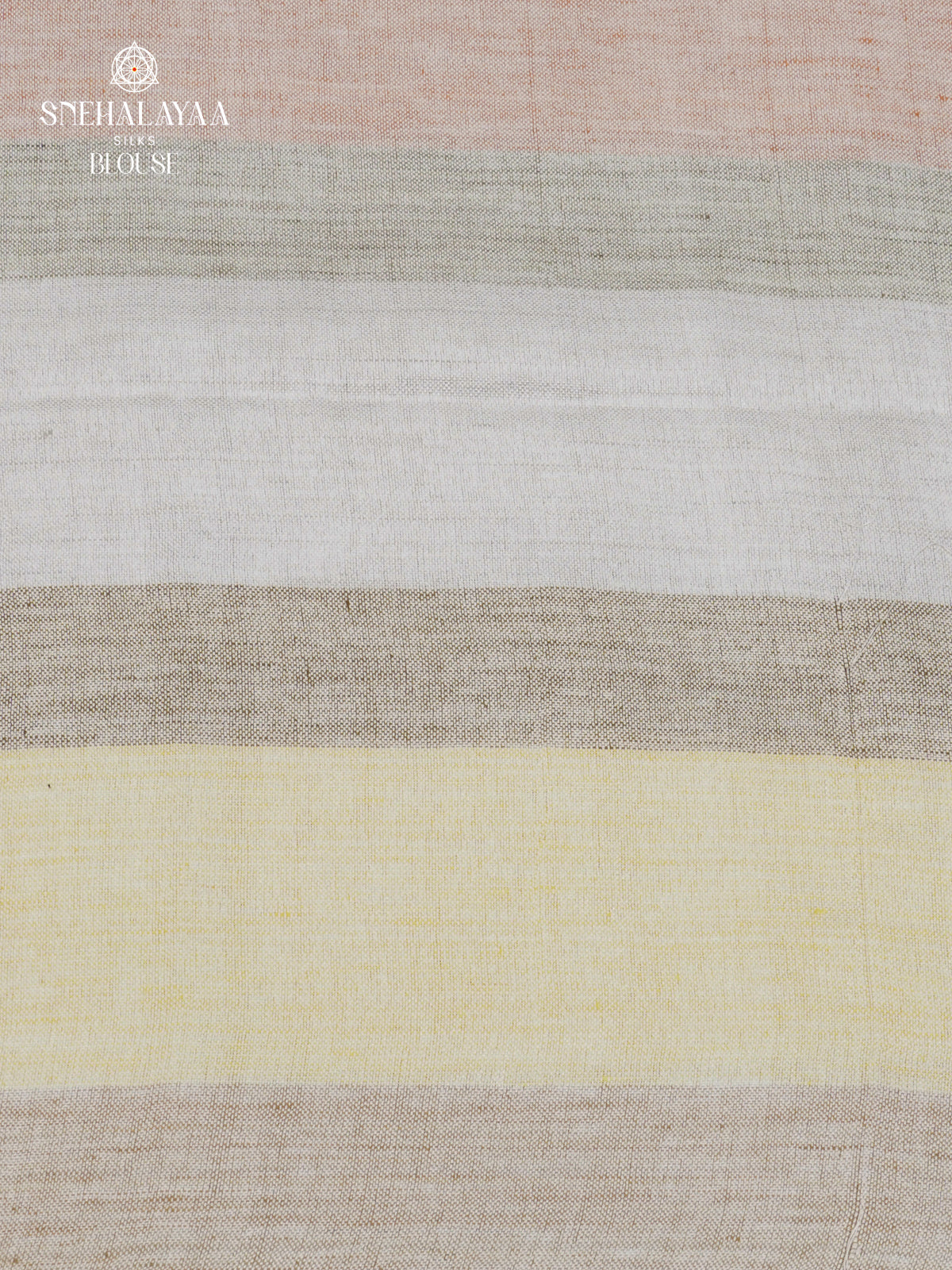 Multicolour Linen Saree