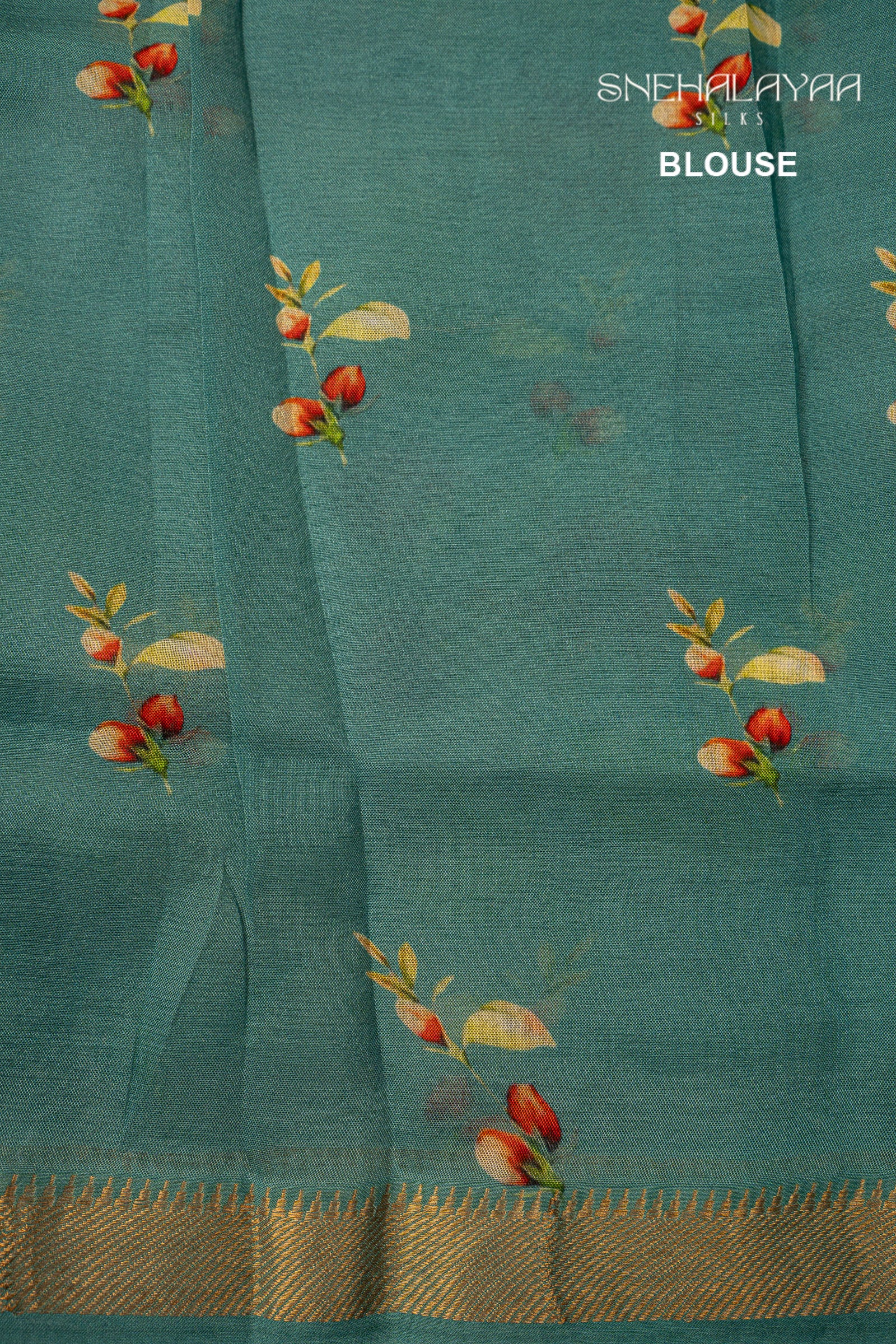 Cloud Grey Mangalgiri Saree