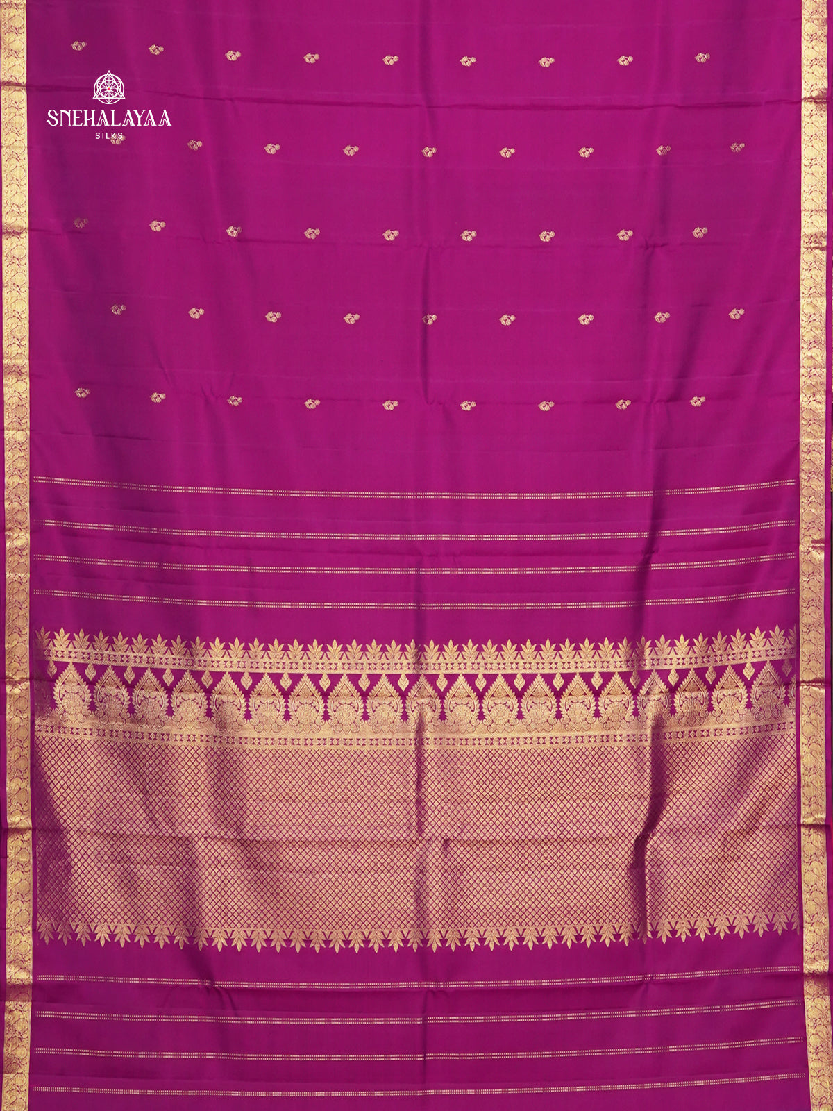 Magenta Kanjivaram Silk Saree