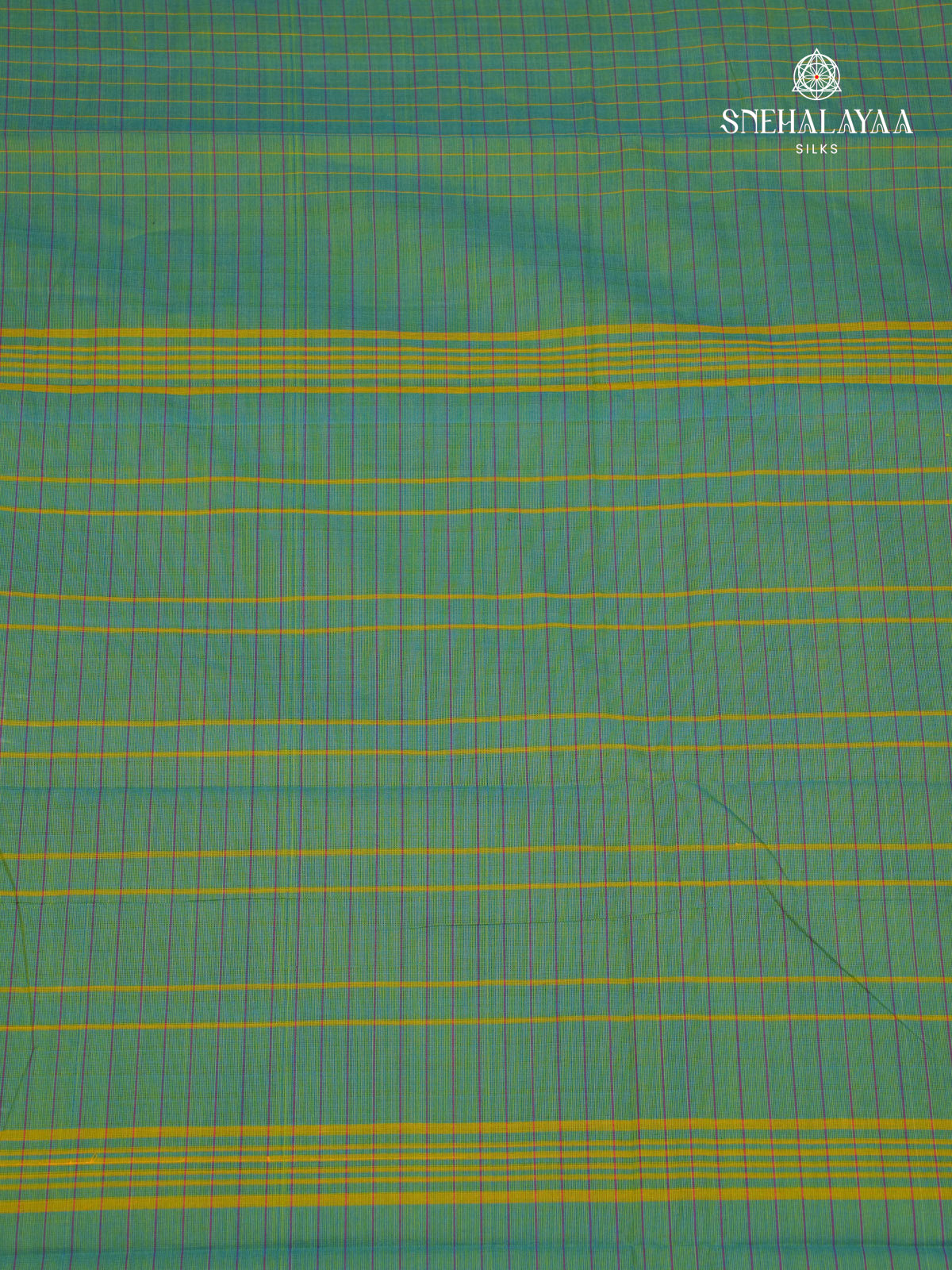 Teal Green Chettinad Cotton Saree