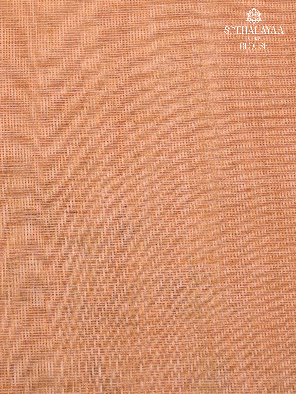 Peach Printed Kota Saree