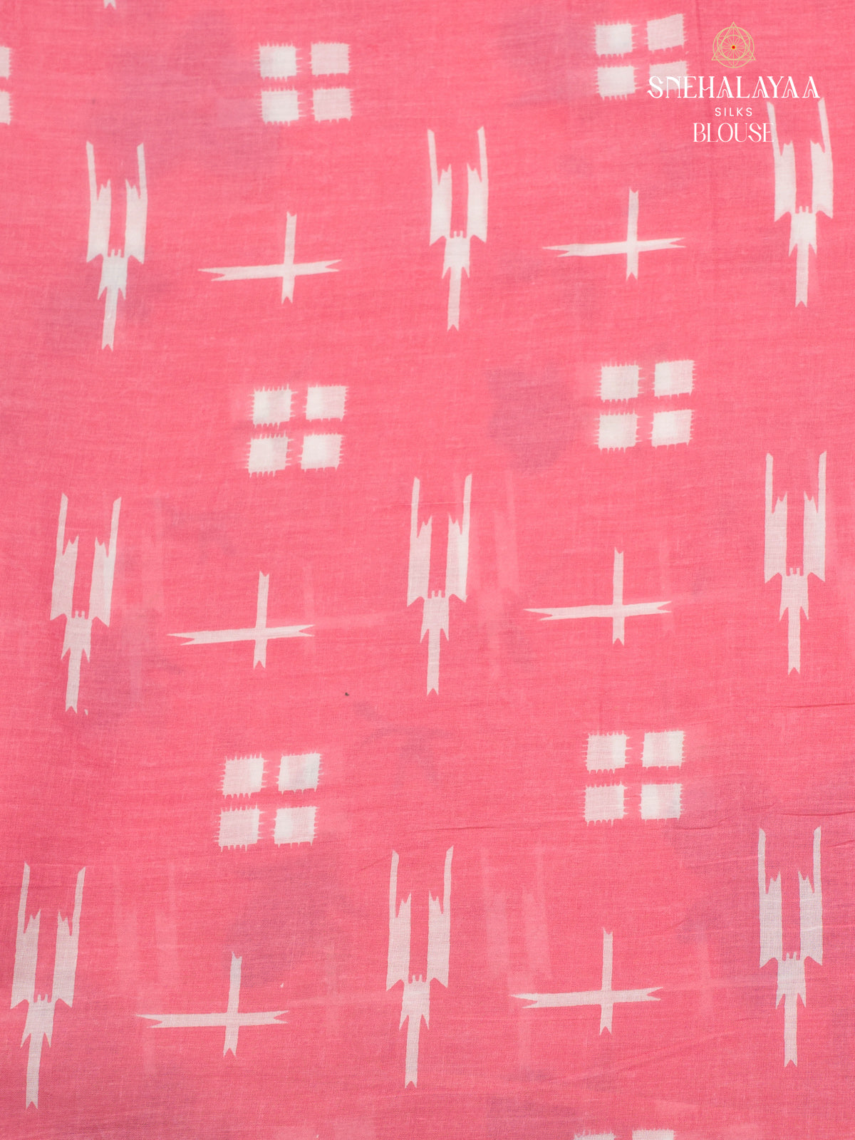 White Jaipur Cotton Saree