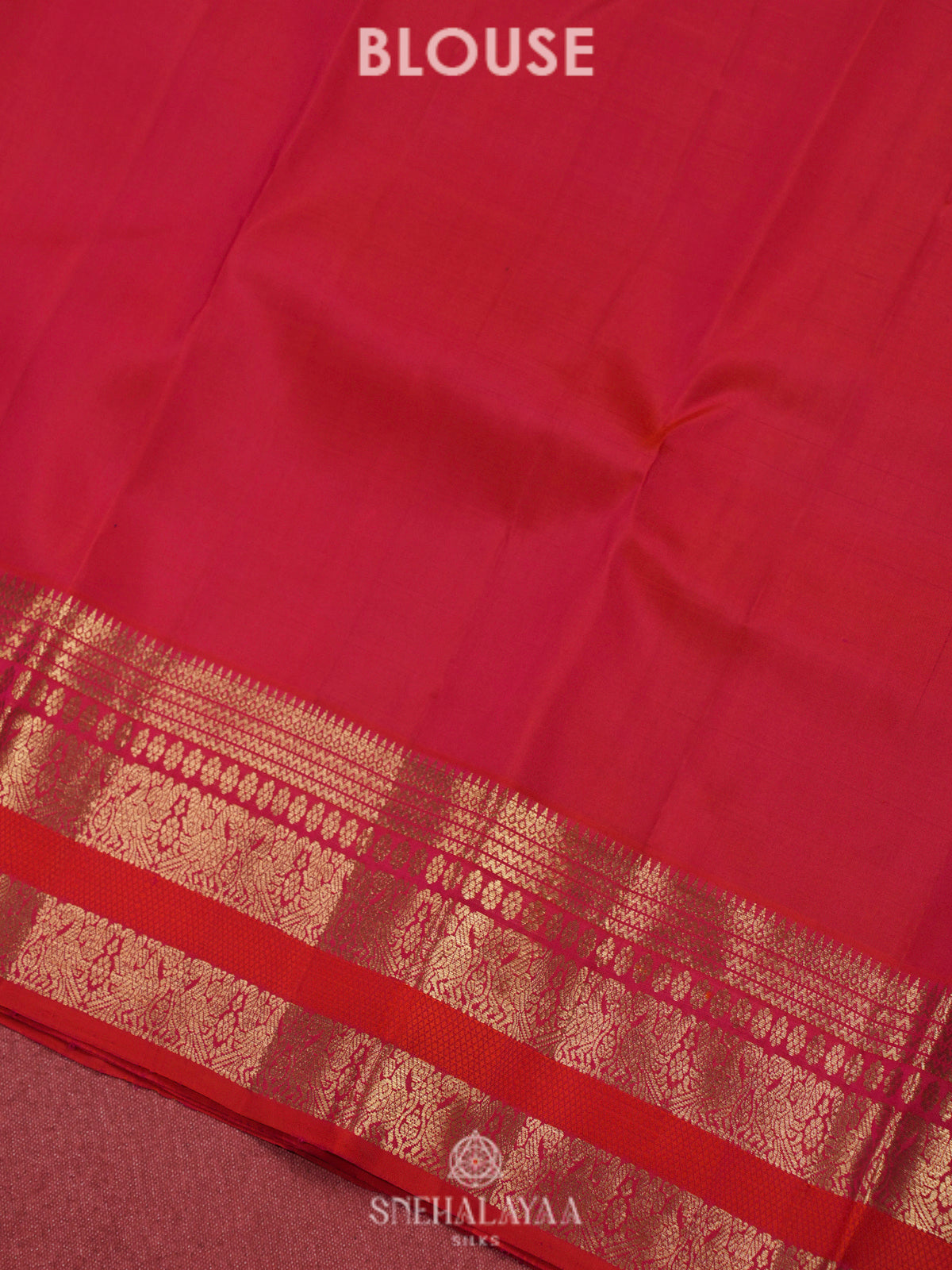 Violet Kanjivaram Silk Saree
