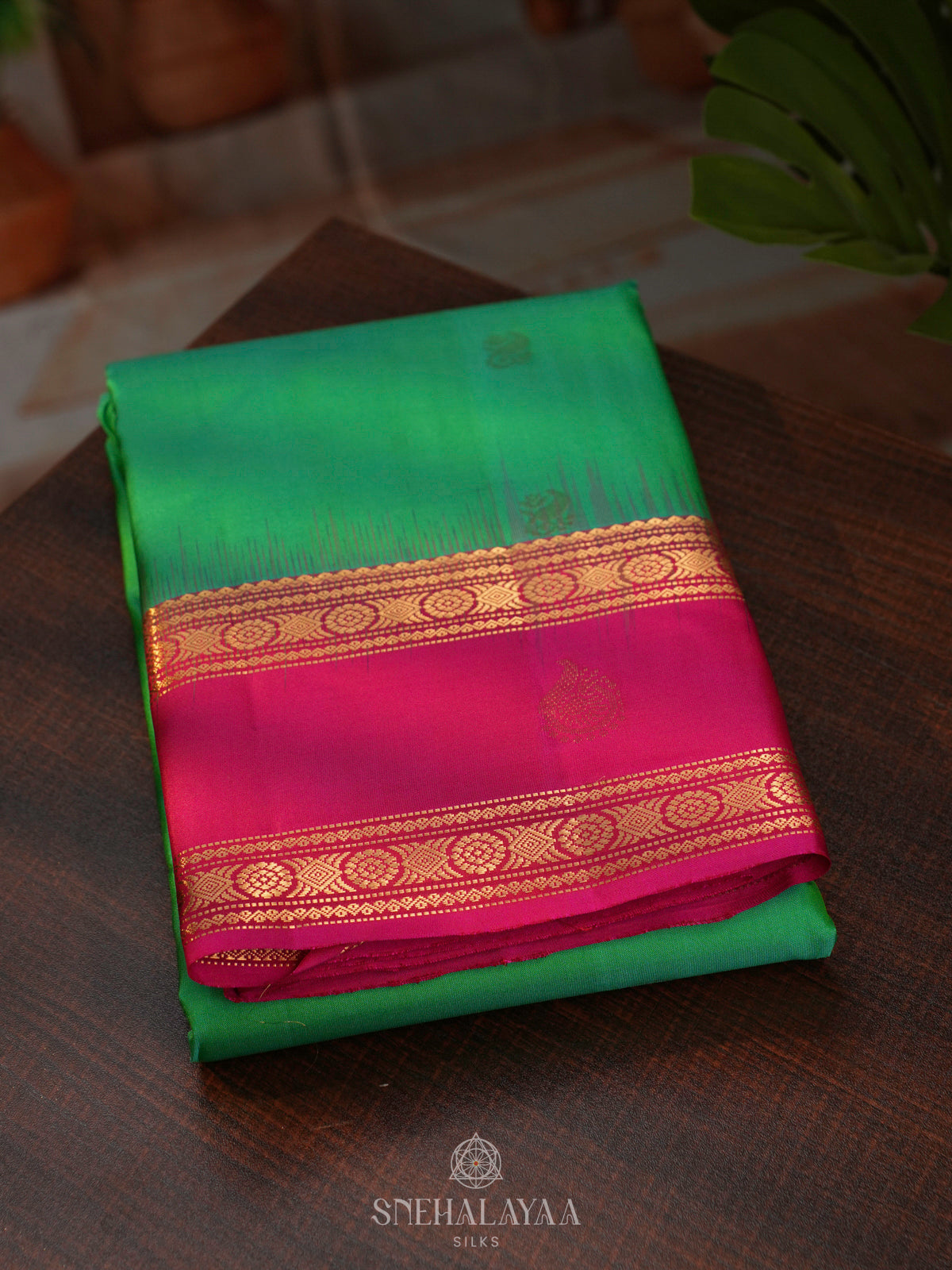 Green Kanjivaram Silk Saree