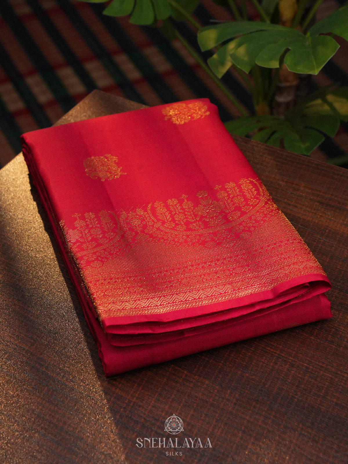 Pink Kanjivaram Silk Saree