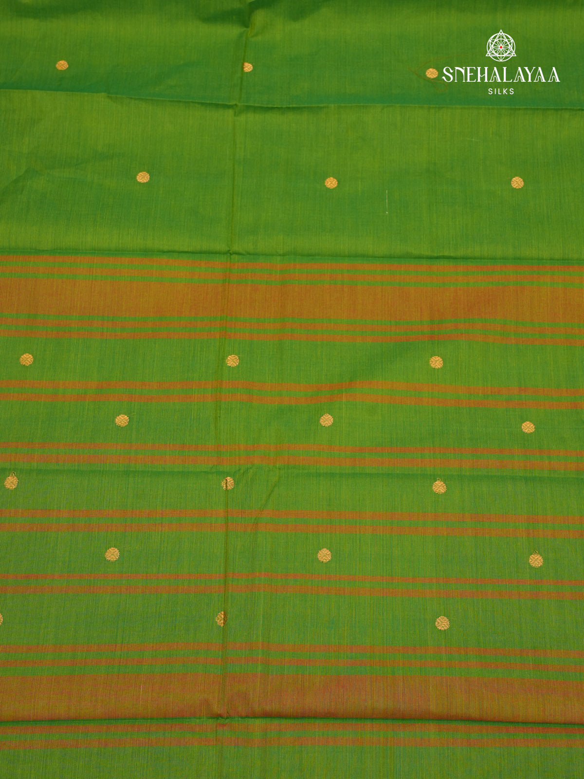 Chartreuse Green Chettinad Cotton Saree