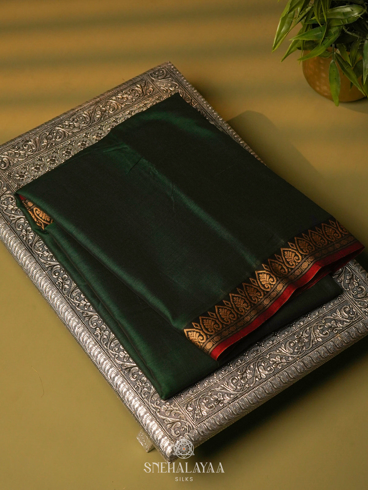 Emerald Narayanpet Cotton Saree without Blouse