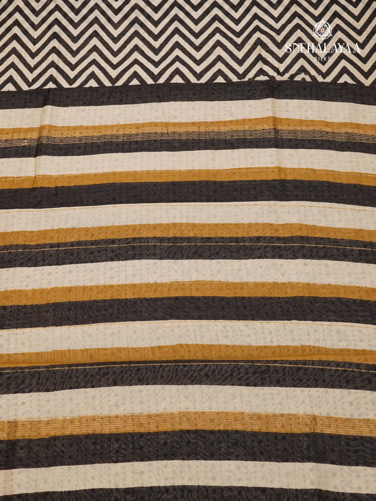 Off White Chanderi Saree