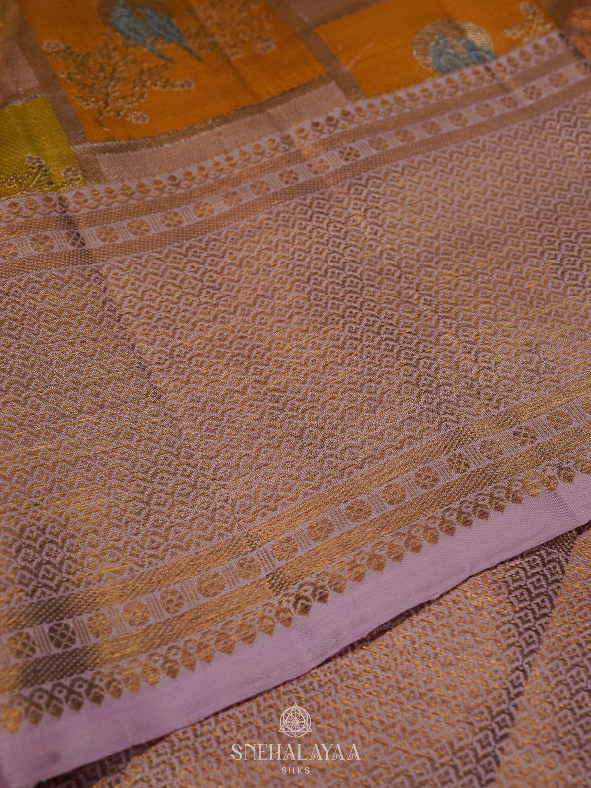 Multicolour Kanjivaram Silk Saree