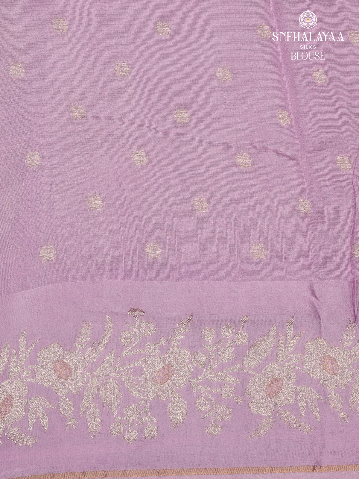 Lavender BanarasSilk Saree