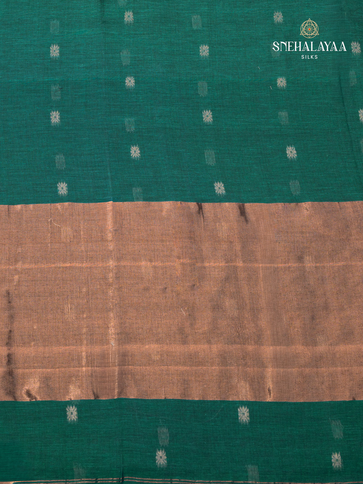 Green Sambalpuri Cotton Saree