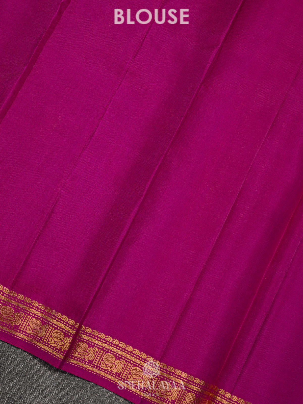 Magenta Kanjivaram Silk Saree