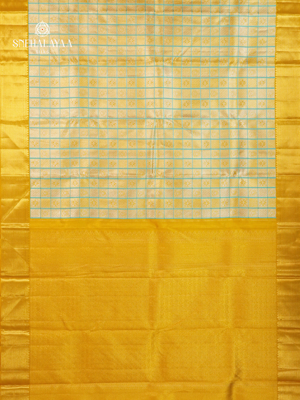 Lime Yellow Kanjivaram Silk Saree