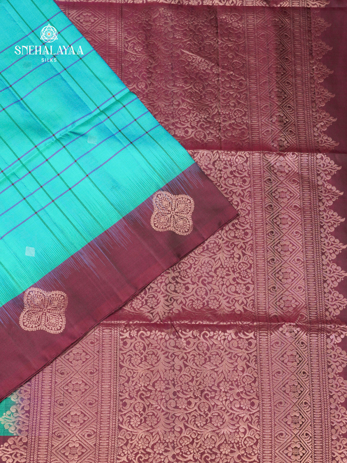 Sky Blue Soft Silk Saree