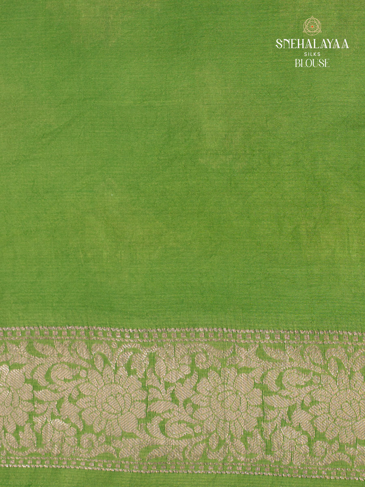 Green Banaras Dupion Saree