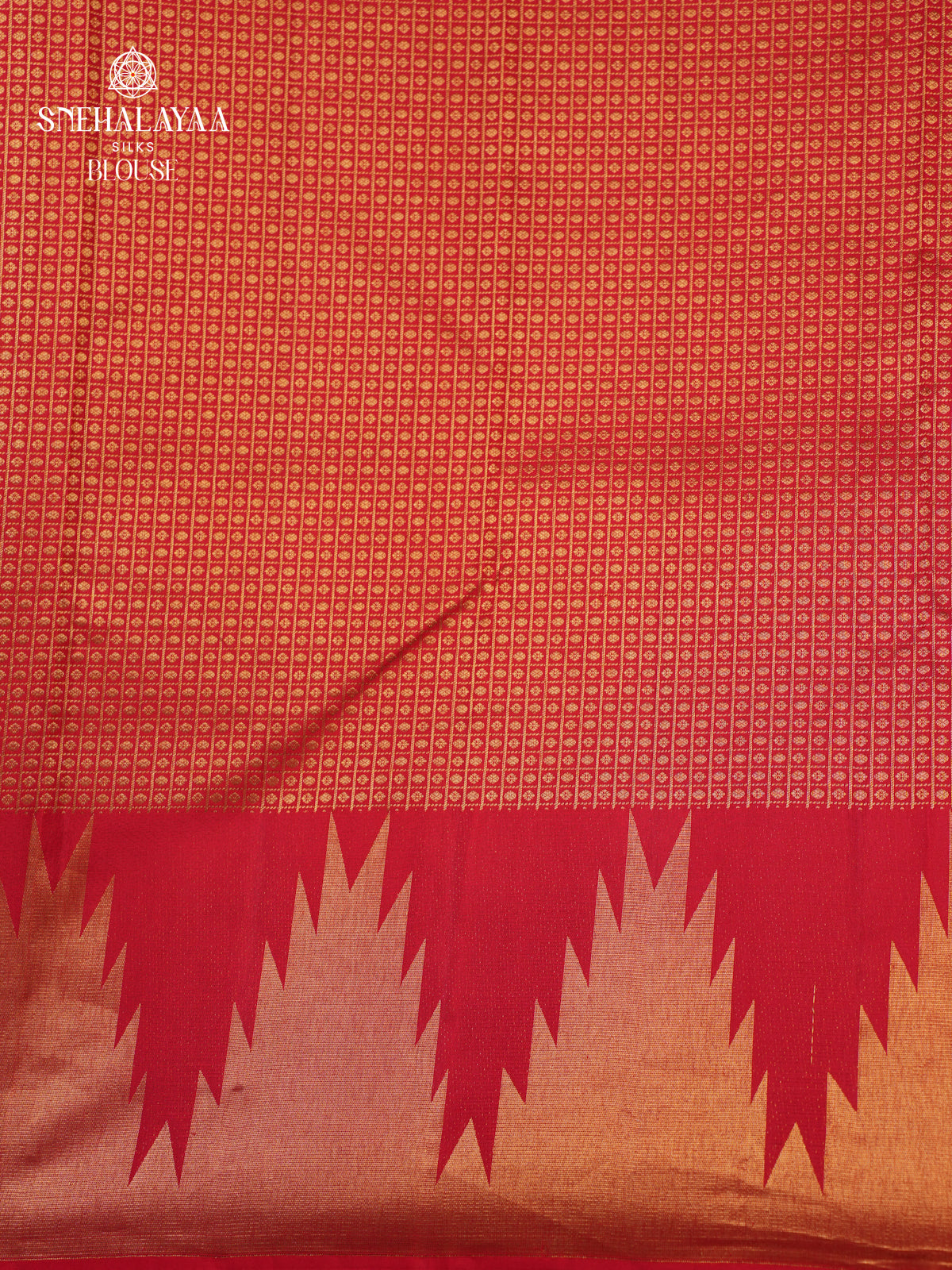 Chilly Red Kanjivaram Silk Saree