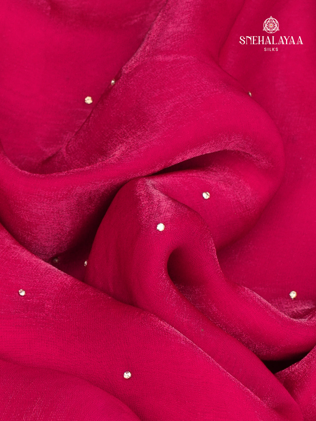 Rani Pink Designer Saree