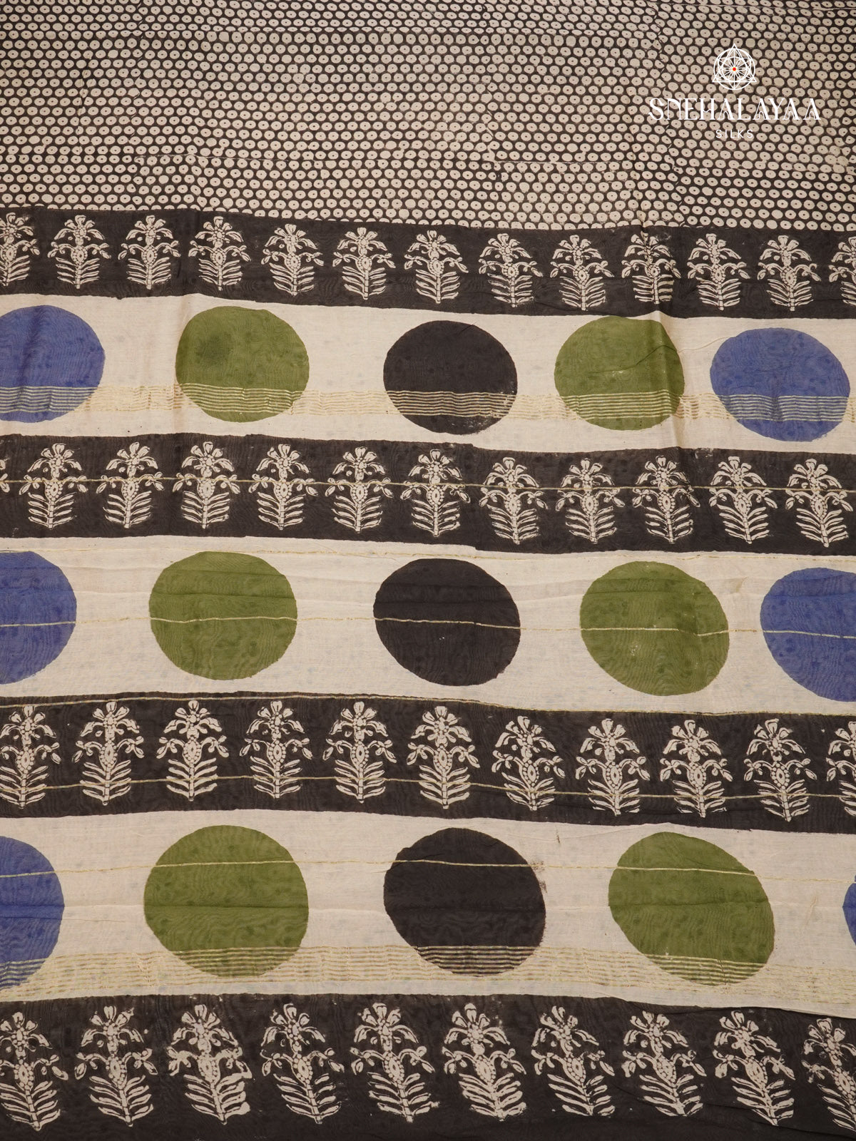 Off White Chanderi Saree