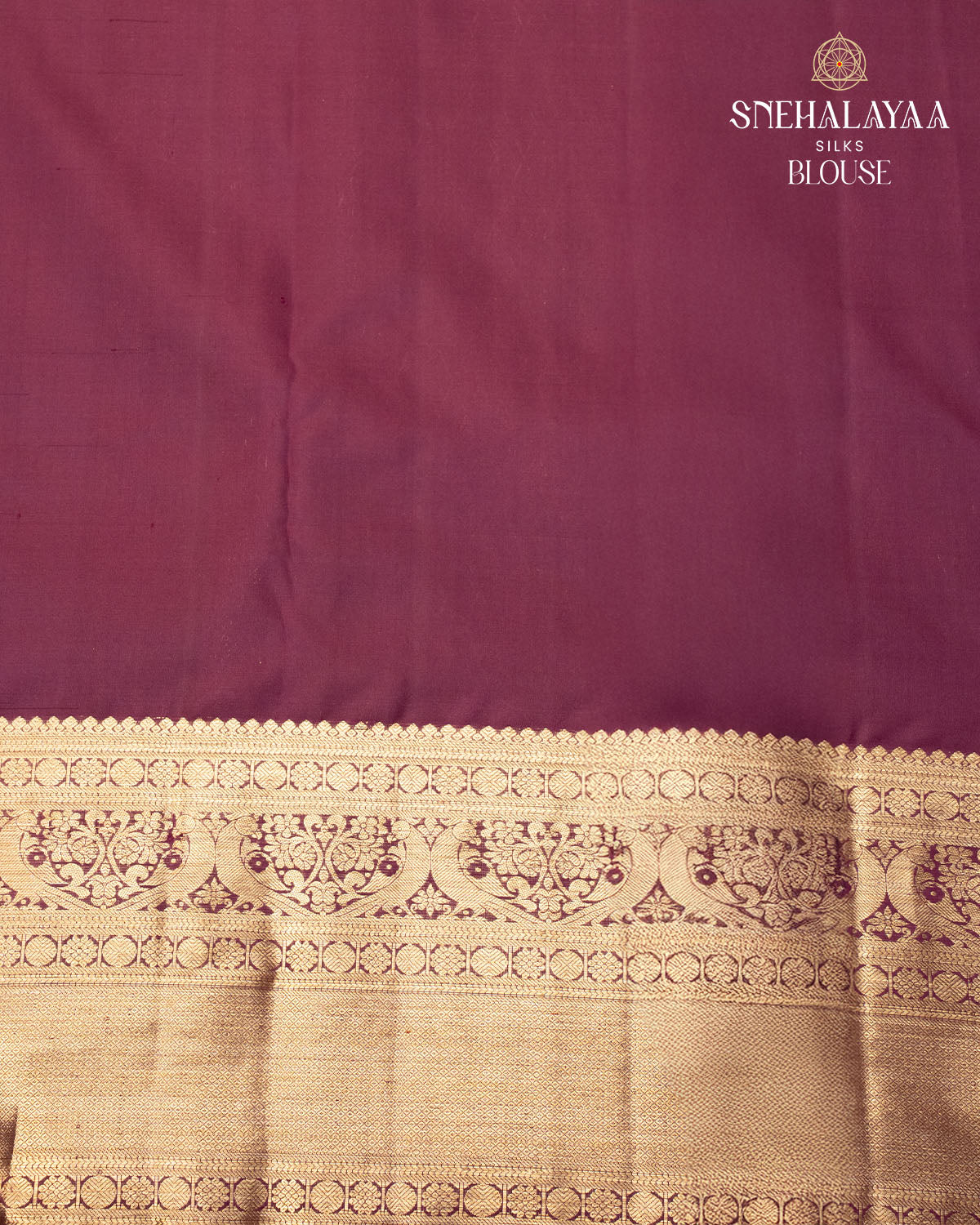 Maroon Kanjivaram Silk Saree