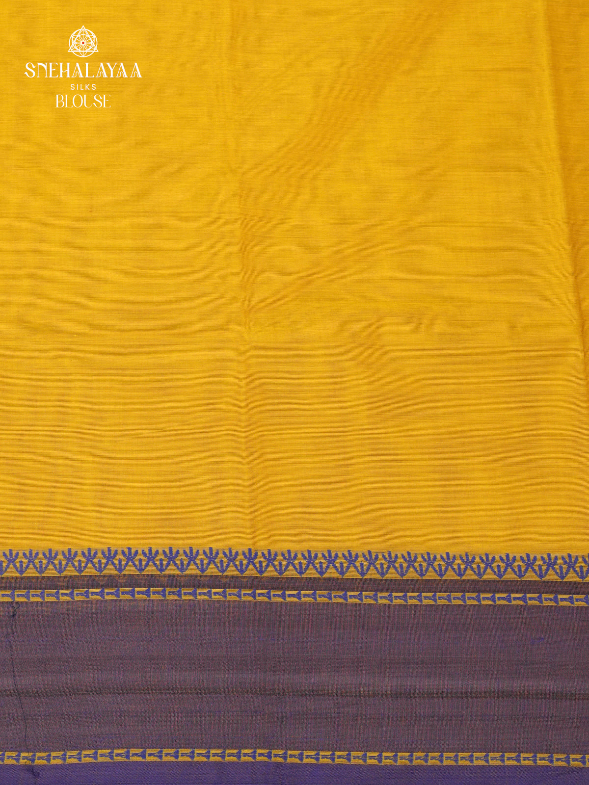 Mustard Yellow Chettinad Cotton Saree