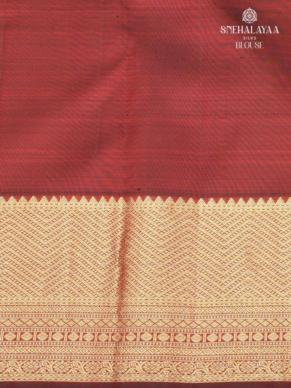 Brown Kanjivaram Silk Saree