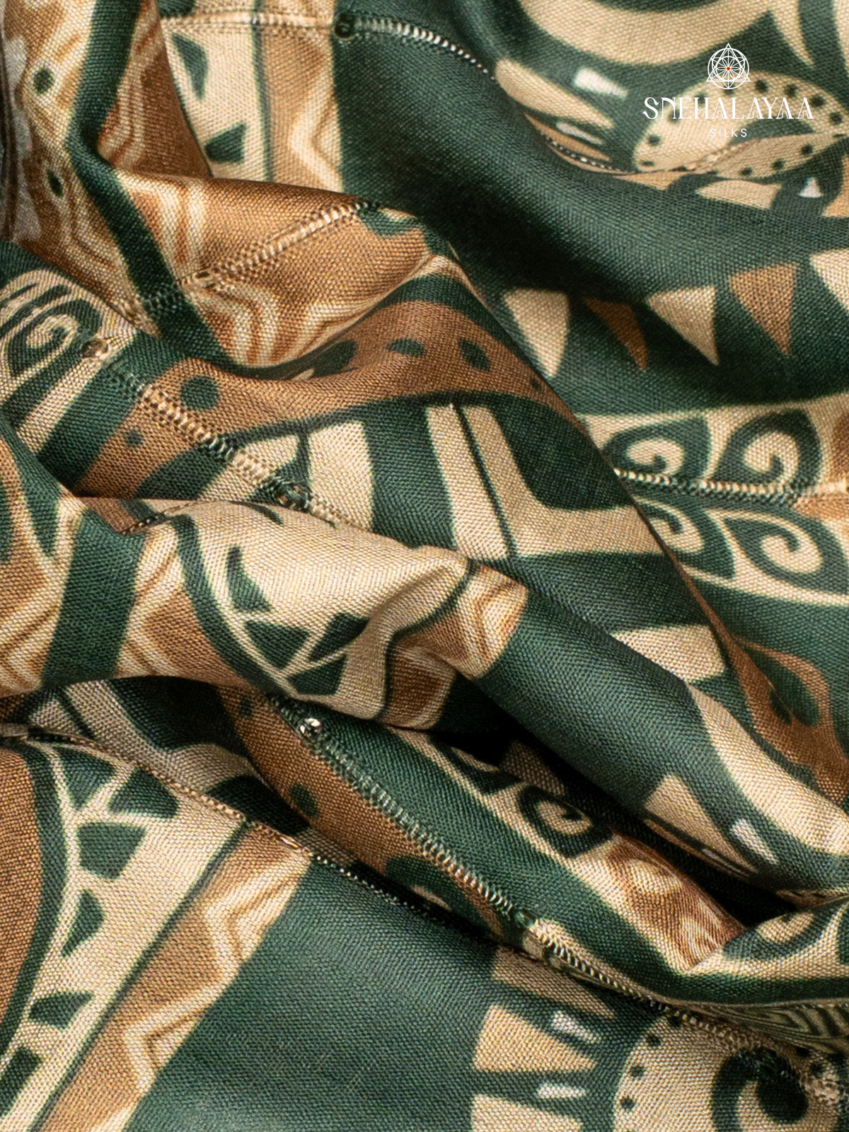 Green Tussar Saree
