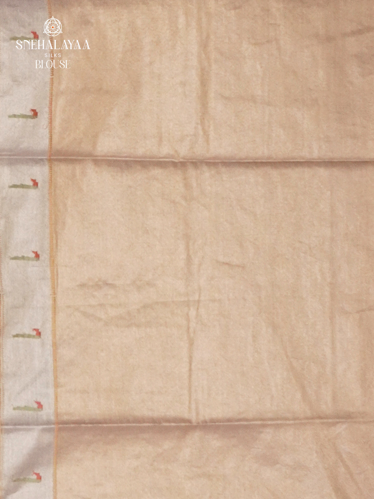 Grey Tissue Embroidery Saree