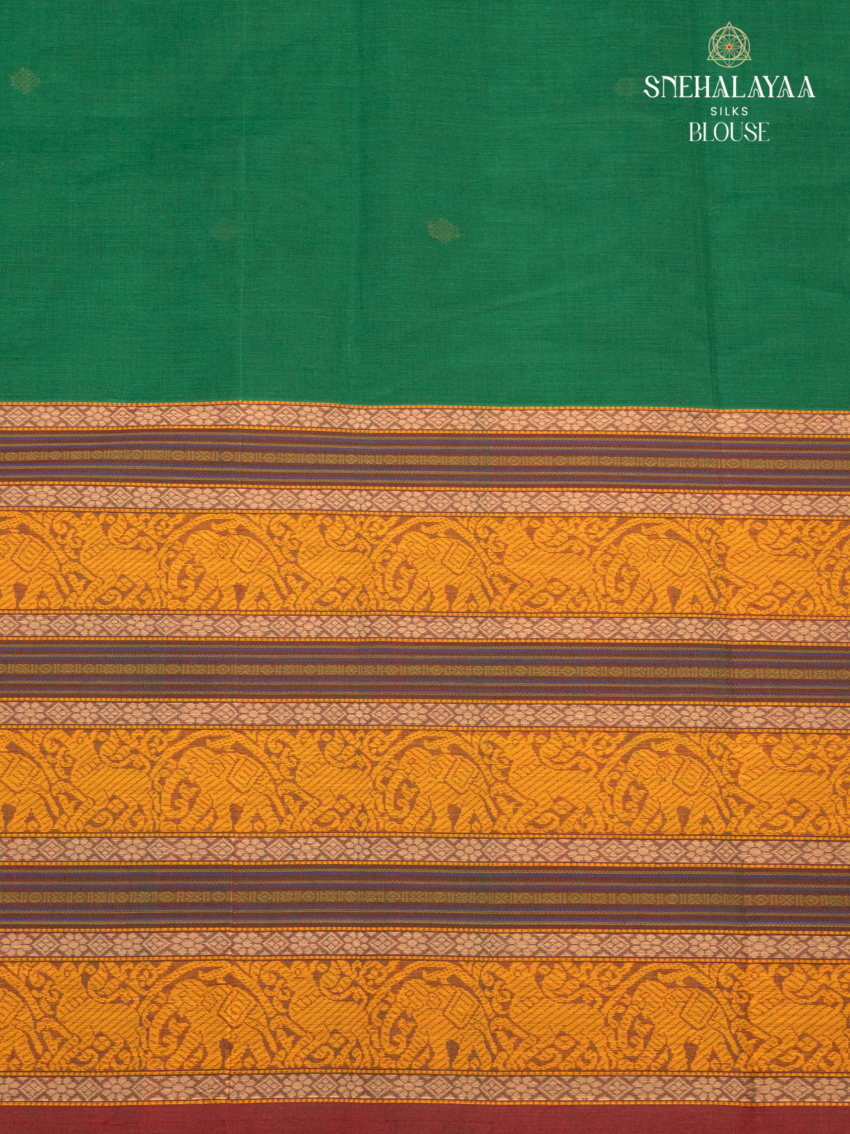 Green Kanchi Cotton Saree