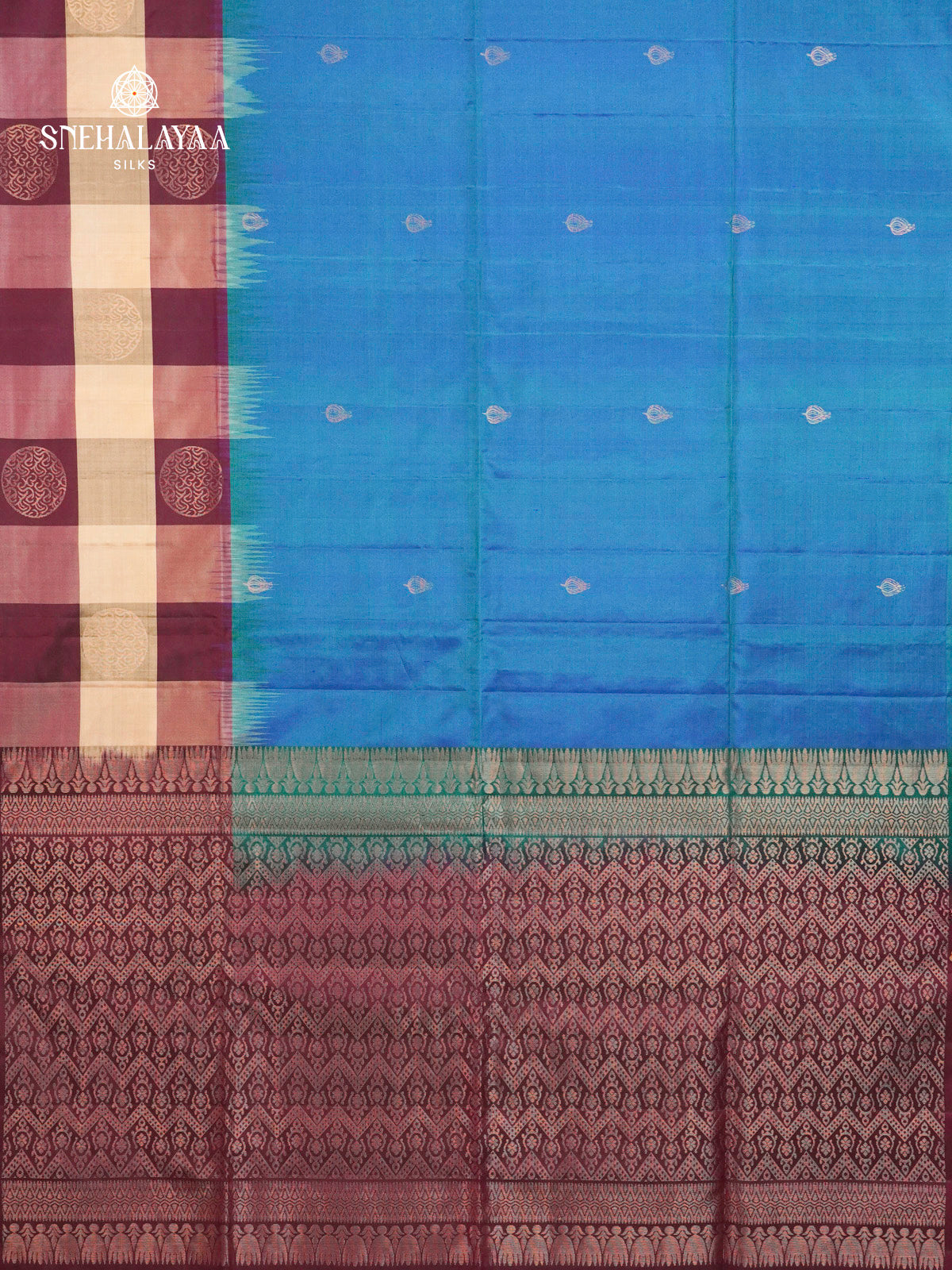 Royal Blue Soft Silk Saree